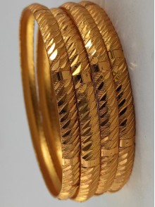 Gold Plated Bangles